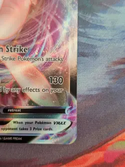 Pokemon TCG Fusion Strike Mew VMAX Ultra Rare Card 114/264 NM - Image 2