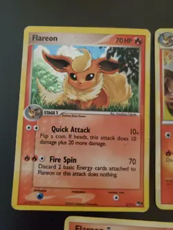 Pokemon TCG Flareon card lot of 5 - Holo and Non-Holos - Image 2