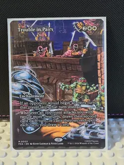 Trouble in Paris M 0003 Magic the Gathering TMNT (NON FOIL) - Image 1