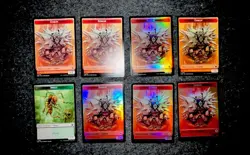MTG Foundation Token lot 8 total-4 foils Zombie/Goblin and Zombie/insect - Image 2