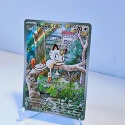 MEOWTH 106/094 ILLUSTRATION RARE PHANTASMAL FLAMES POKEMON TCG FRESH PULL NM/M - Image 4
