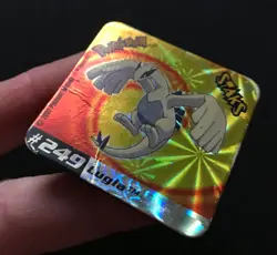 2X Pokemon Staks Magnets Lugia Ho-oh Johto Legendary Gold Silver #249 #250 SHINY - Image 5