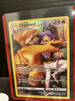 Pokemon TCG Charizard TG03/TG30 Lost Origin Trainer Gallery Art Rare Holo NM - Image 2
