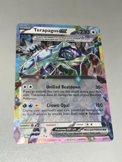 Pokemon TCG Terapagos EX 92/131 Prismatic Evolutions Double Rare NM Condition - Image 1