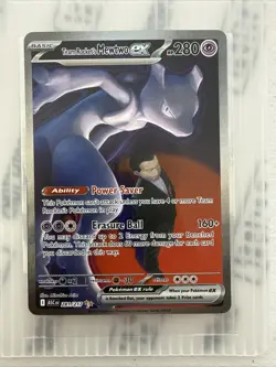 Team Rocket’s Mewtwo ex - 281/217 - SIR - Ascended Heroes - Pokemon - NM/M READ - Image 1