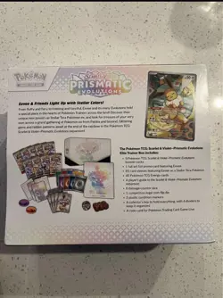 Pokemon Scarlet & Violet Prismatic Evolutions Elite Trainer Box ETB Sealed - Image 2