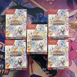 BUNDLE OF 5 - Pokemon TCG SV: Prismatic Evolutions Booster Bundle (6 packs ea.) - Image 1