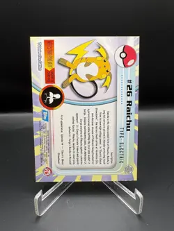 Raichu #26 • Pokemon Topps • Series 1 Blue Logo • Non-Holo • Near Mint NM - Image 2