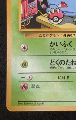 Bulbasaur LV.15 No.001 Pokemon TCG Nintendo Trading Card Game Japanese - Image 4