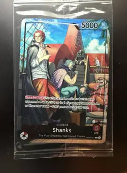 Shanks (2025 PSA Magazine Promo) OP09-001 One Piece Promotion Cards Foil SEALED - Image 1