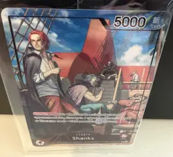 Shanks (2025 PSA Magazine Promo) OP09-001 One Piece Promotion Cards Foil SEALED - Image 3