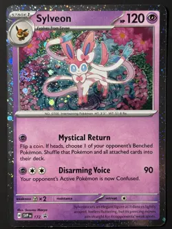 SWIRL Sylveon - (Cosmos Holo) Promo SV: Scarlet & Violet Promo Cards 172 NM - Image 2