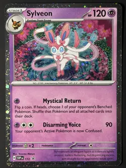 SWIRL Sylveon - (Cosmos Holo) Promo SV: Scarlet & Violet Promo Cards 172 NM - Image 3