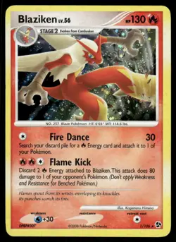 Pokemon Cards Blaziken 1/106 Holo Great Encounters Holo Rare NM - Image 1