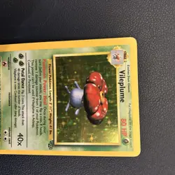 Pokemon TCG Vileplume Holo Rare Jungle 15/64 Unlimited Card 1999 - Image 3