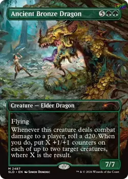 Ancient Bronze Dragon Foil 2487 Secret Lair Drop Series NM EN - Image 1