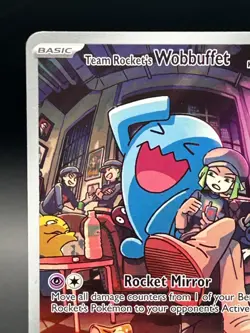 Pokemon TCG Card Team Rocket's Wobbuffet Destined Rivals Promo SVP 203 - Image 3
