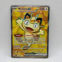 🔥Meowth ex 107/088 Pokemon Me03: Perfect Order Holo Ultra Rare NM - Image 1