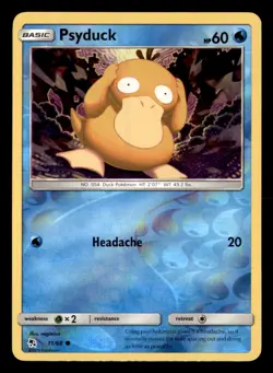 PSYDUCK 11/68 C HIDDEN FATES POKEMON TCG REVERSE HOLO NM - Image 1
