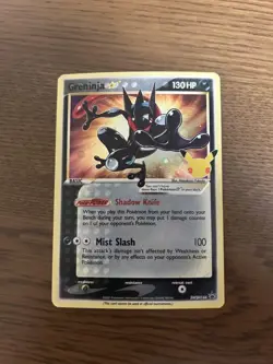 Pokemon Card Greninja Star 144 Promo shiny Holo Rare English - Image 1