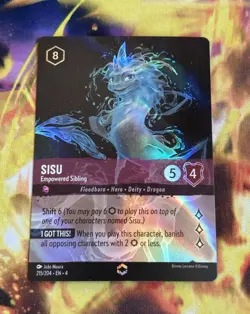 2024 Disney Lorcana Sisu - Empowered Sibling (Enchanted) 215/204 Ursula's Return - Image 1