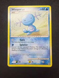 Wooper 118/132 | Secret Wonders | 2007 | Pokemon Card | NM- - Image 1