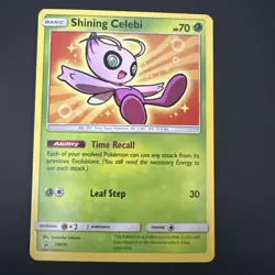 Pokemon Card - Shining Celebi SM Black Star Promo SM79 Holo Excellent LP - Image 1