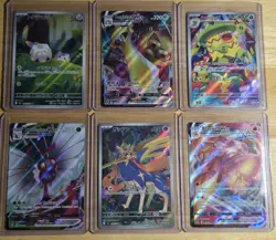 Pokemon Full Art Lot 6 Cards Total Near Mint Condition - Image 1