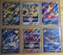 Pokemon Full Art Lot 6 Cards Near Mint Condition - Image 1