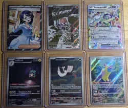 Pokemon Full Art Lot 6 Cards Near Mint Condition - Image 1