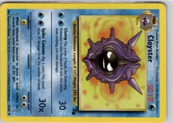 Pokemon TCG Cloyster Fossil Uncommon Card 32/62 Trading Card TCG - Image 5