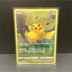 Pokemon Pikachu GG30/GG70 Crown Zenith Galarian Gallery Ultra Rare Holo Card - Image 1