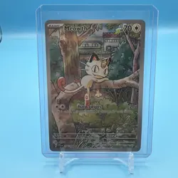 Pokemon Card Phantasmal Flames Illustration Rare Meowth 106/094-mint - Image 1