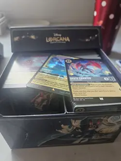 Disney Lorcana Whispers In The Well Trove + 500 Cards, No Packs - Image 1