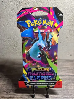 Mega Evolution Pokemon Phantasmal Flames TCG Sleeved Booster Pack (Random) NEW! - Image 1