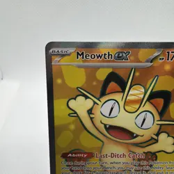 Pokemon TCG Meowth Ex Ultra Rare Perfect Order 107/088 NM+ - Image 2