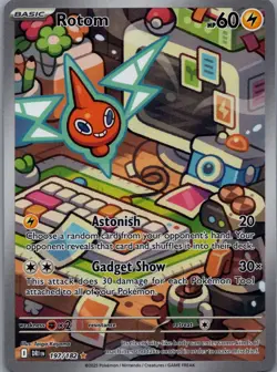 Rotom 197/182 SV10: Destined Rivals Pokemon TCG Illustration Rare NM - Image 1