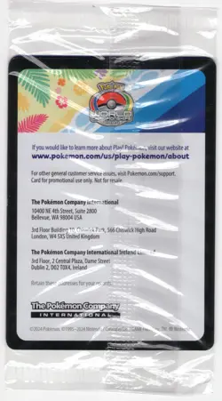 Pikachu Promo 2024 World Championships SVP EN 190 Pokemon Worlds Sealed Promo - Image 2