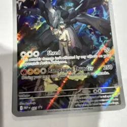 Pokemon TCG N's Zekrom Full Art Promo Holo MEP 031 130 HP Dragon English - Image 3