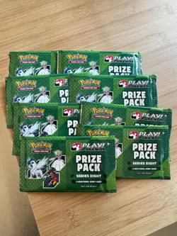 8x Play! Pokemon Prize Pack Series 8 *FACTORY SEALED* Promo NEW NM Lot of Eight - Image 1