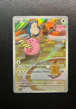 Pokemon TCG - Twilight Masquerade - Chansey - Illustration Rare - 187/167 - Image 1