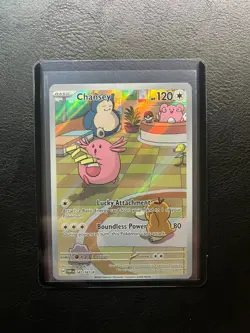 Pokemon TCG - Twilight Masquerade - Chansey - Illustration Rare - 187/167 - Image 3
