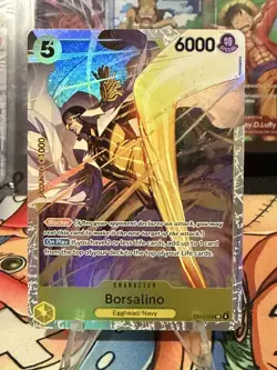 One Piece Borsalino Foil SR EB04-058 OP15 Adventure on Kami's Island NM - Image 1