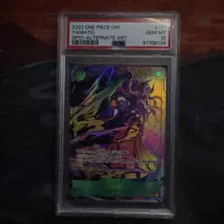 2022 One Piece OP01 #121 Yamato Alternate Art PSA 10 GEM MINT - Image 3