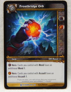 World Of Warcraft Card Frostbridge Orb - Image 1
