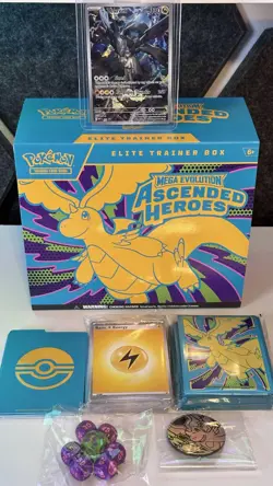 Pokemon Ascended Heroes Opened ETB 100+ Bulk Cards! Holo+Reverse - Image 3