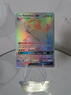 Gumshoos GX (Secret) 157/149 SM Base Set - Pokemon Card - NM - Image 1