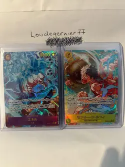 Luffy Enel SEC-P OP15-118 OP15-119 Set Adventure on KAMI’s Island ONE PIECE Card - Image 1