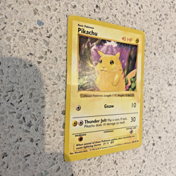 Pikachu 58/102 Base Set Shadowless Regular Yellow Cheeks, HP - Pokemon Card TCG - Image 3