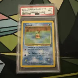 Pokemon TCG Psyduck Black Star Promo Card 20 PSA 9 Mint - Image 1